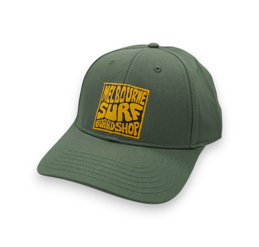 Melbourne Surf Board Shop Golf Day Stamp Logo Cap