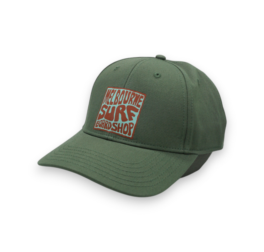 Melbourne Surf Board Shop Golf Day Stamp Logo Cap