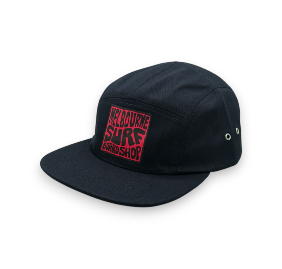 Melbourne Surf Board Shop 5 Panel Stamp Logo Cap