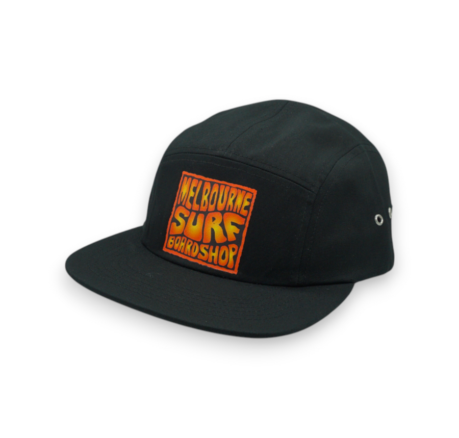 Melbourne Surf Board Shop 5 Panel Stamp Logo Cap
