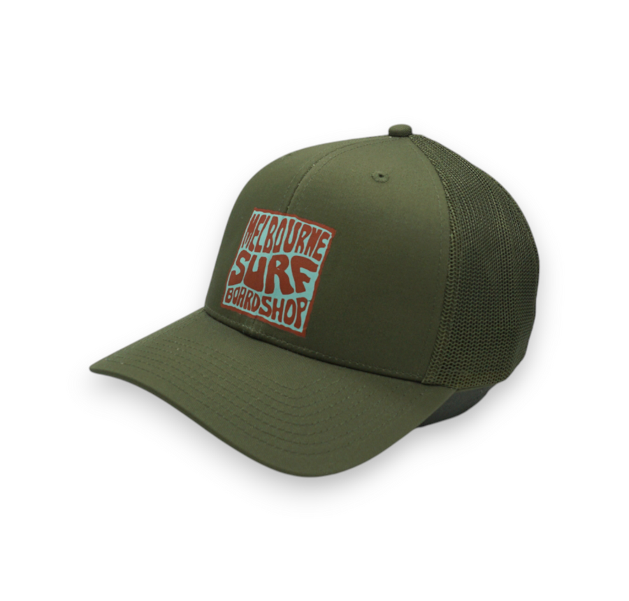 Melbourne Surf Board Shop Trucker Stamp Logo Cap
