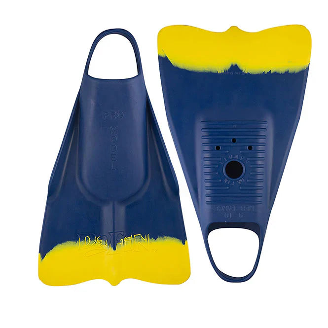 DaFin Classic Fins - Navy & Yellow