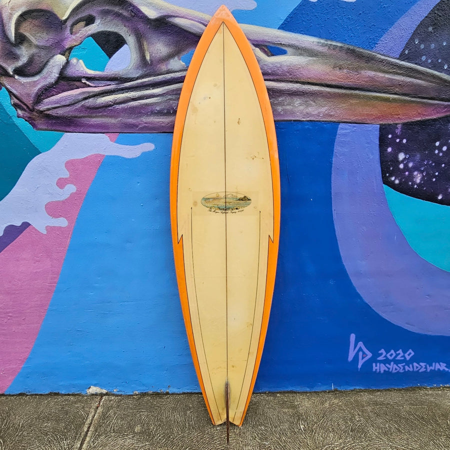 (#1542) Pat Morgan Vintage Surfboard 6'9" x 19" x 3"
