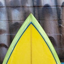 (#2733) Mick Pierce Twin Fin 5'10" x 20" x 2 5/8" 33L (Glass-ons)