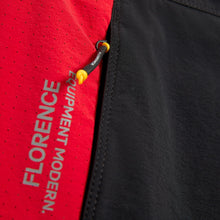 Florence Marine X Cordura Airtex Boardshort - Black Racing Red