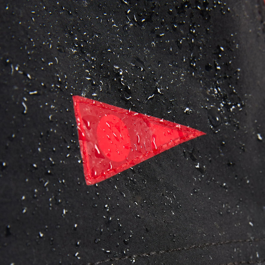 Florence Marine X Cordura Airtex Boardshort - Black Racing Red