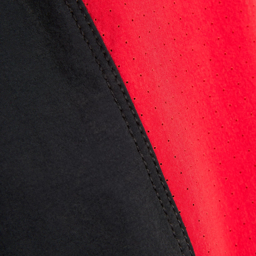 Florence Marine X Cordura Airtex Boardshort - Black Racing Red