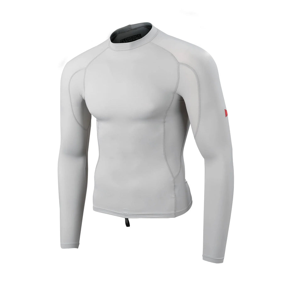 Florence Marine X Long Sleeve Rashguard - Silver