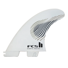 FCS II Gabriel Medina Tri Fin Set - Black/White