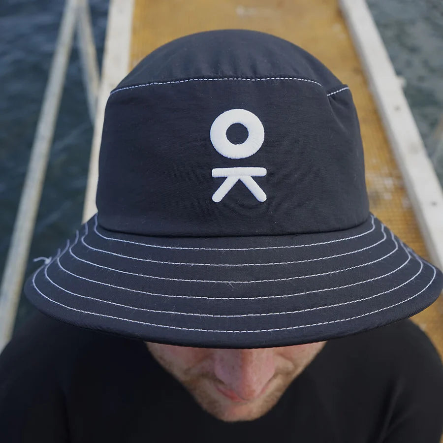 Knok Surfwear Bucket Hard Surf Hat - Black