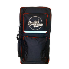 Limited Edition black padded surfboard travel cover with red trim, Melbourne Surfboard Shop