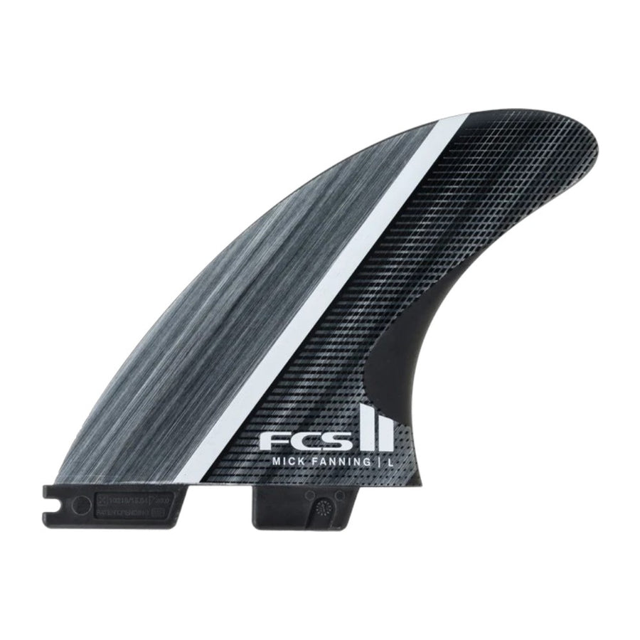FCS II MF Glass Fibre Fusion Smoke/White Medium Tri Fin Set