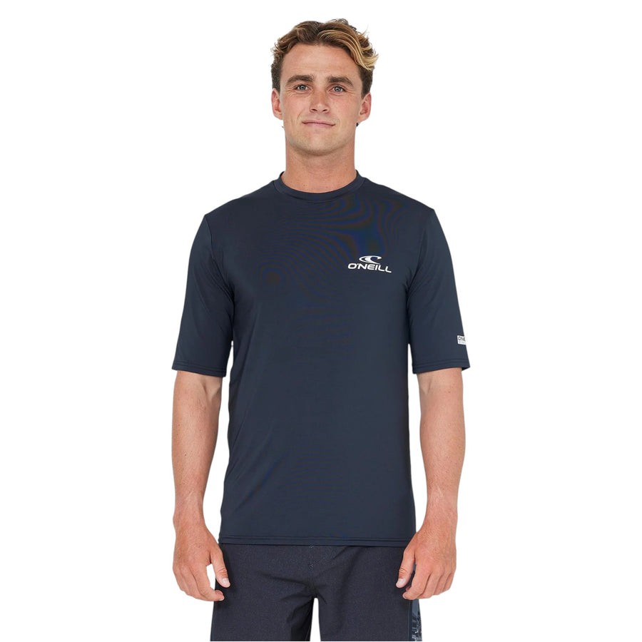 O'NEILL Clean & Mean Short Sleeve Rash Vest Tee - Black