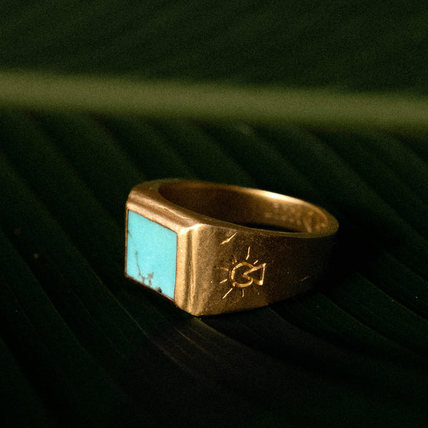 Tibetan Turquoise Dreamer - Gold