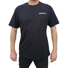 Zak Surfboards T-Shirt Rail Surf Black/White in Black