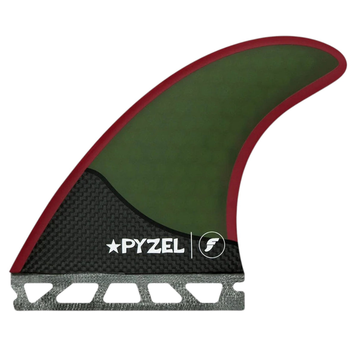 Futures Pyzel Medium HC Thruster - Green/Red - Melbourne Surfboard Shop
