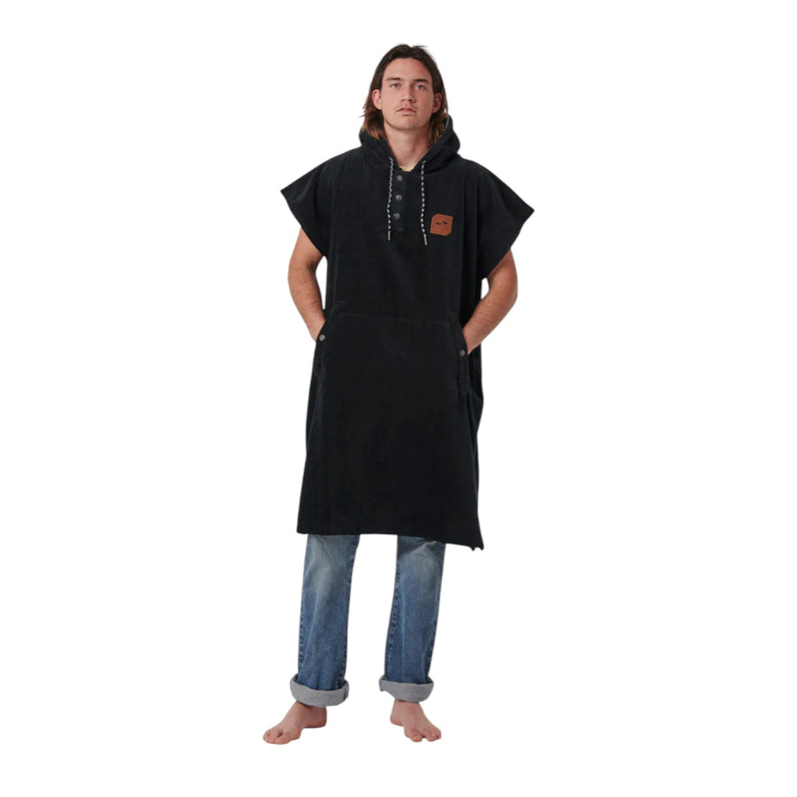 SlowTide - The Digs Changing Poncho - Black