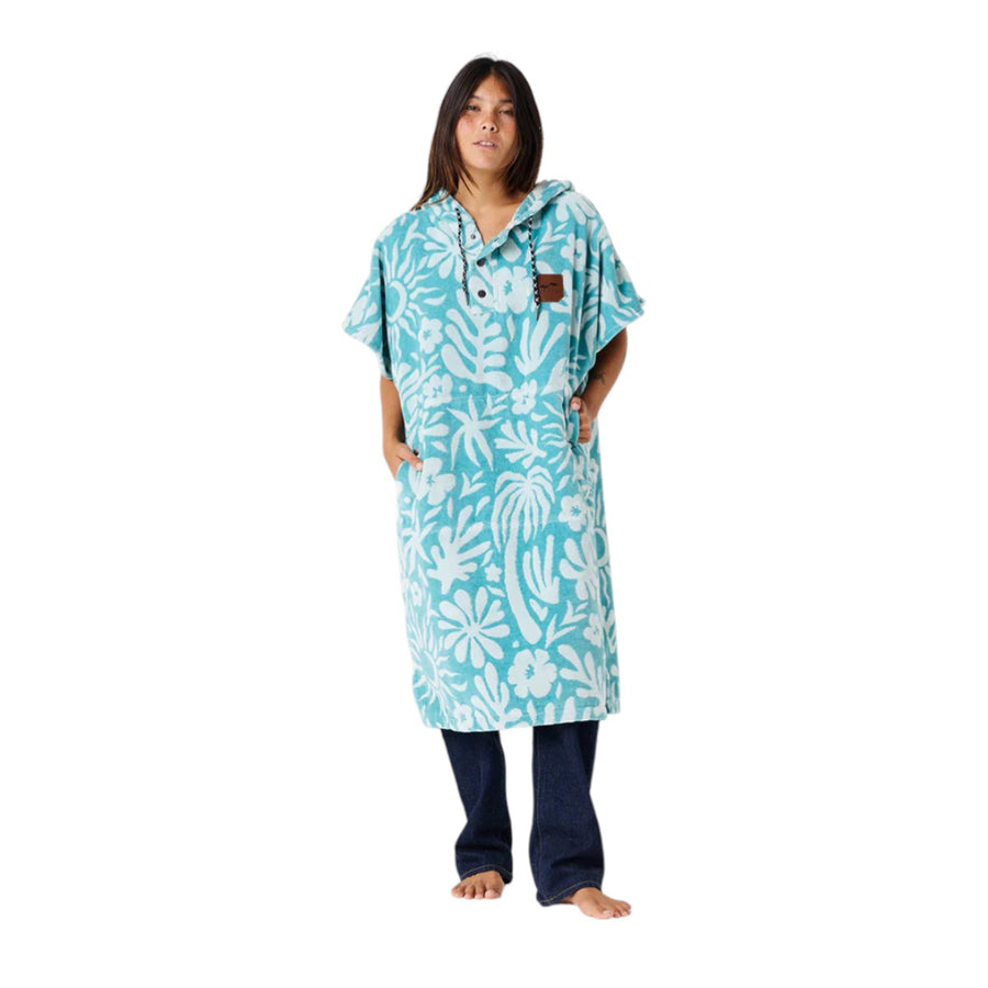 SlowTide - Sunny Extra-Warm Changing Poncho - Sky Blue