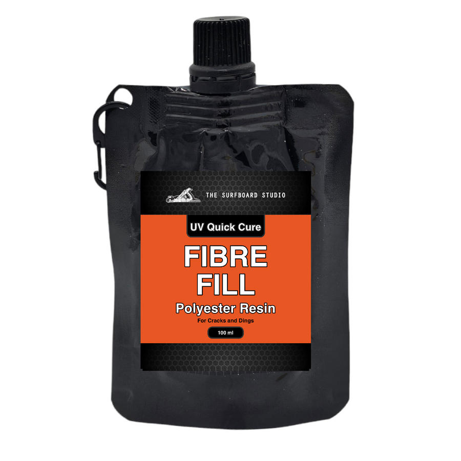 The Surfboard Studio - UV Quick Cure Fibre Fill Polyester Resin - 100 ml