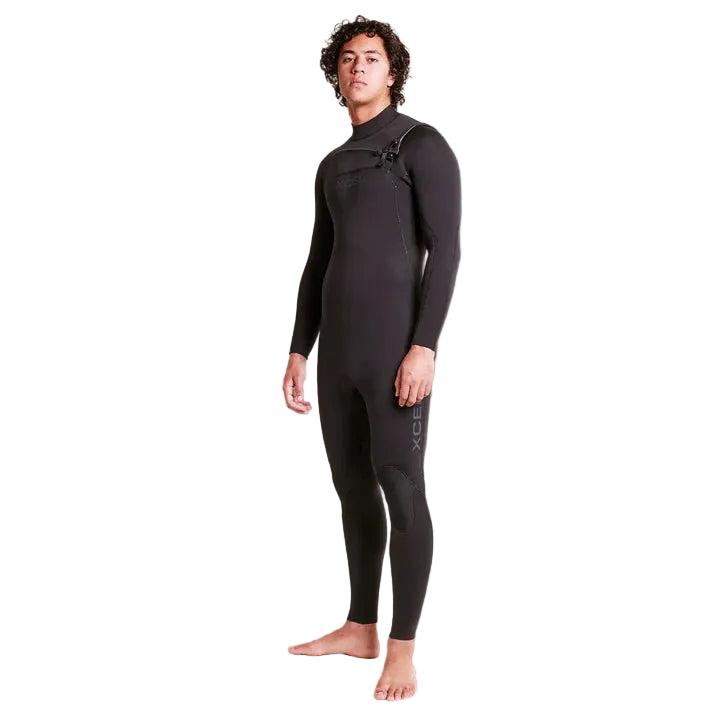 Xcel Comp+ 4/3 Chest Zip Steamer Wetsuit - Black