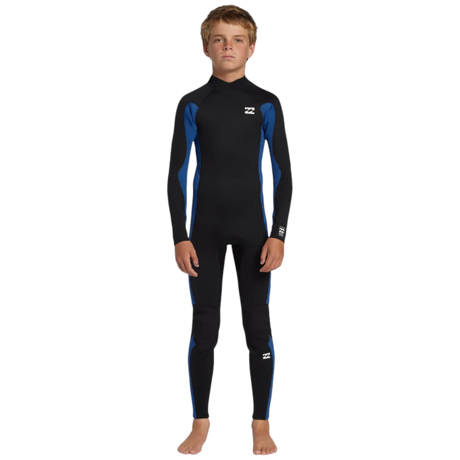 Billabong Boys 8-16 3/2mm Foil Back Zip GBS Steamer Wetsuit