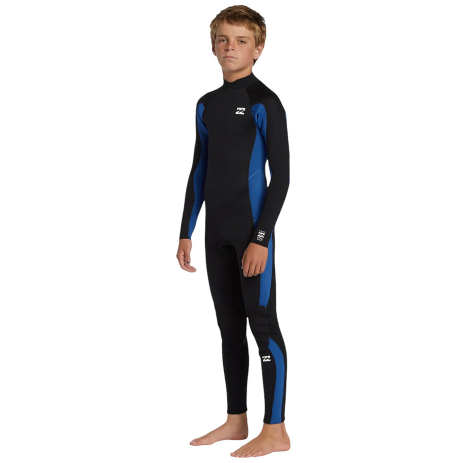 Billabong Boys 8-16 3/2mm Foil Back Zip GBS Steamer Wetsuit