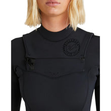 Billabong Womens 4/3mm Salty Dayz Natural Chest Zip Steamer Wetsuit