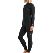 Billabong Womens 3/2mm Salty Dayz Natural Chest Zip Wetsuit - Black