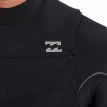 Billabong Mens 4/3 Furnace Natural Chest Zip Steamer - Black
