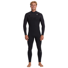Billabong Mens 4/3 Furnace Natural Chest Zip Steamer - Black