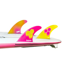 Futures AM3 HC Thruster Fin Set Pink/Yellow