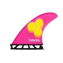 Futures AM3 HC Thruster Fin Set Pink/Yellow