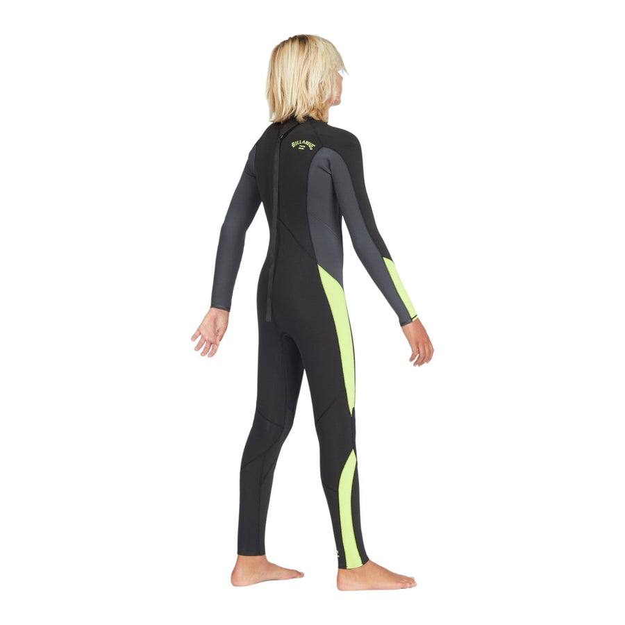 Billabong Boys 3/2 Absolute Back Zip GBS Wetsuit Stealth Kids Wetsuits Billabong 