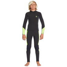 Billabong Boys 3/2 Absolute Back Zip GBS Wetsuit Stealth Kids Wetsuits Billabong 6 