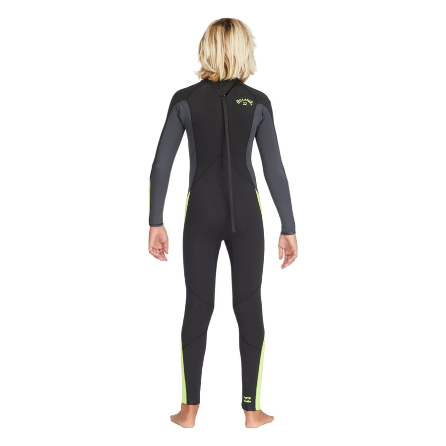 Billabong Boys 3/2 Absolute Back Zip GBS Wetsuit Stealth Kids Wetsuits Billabong 