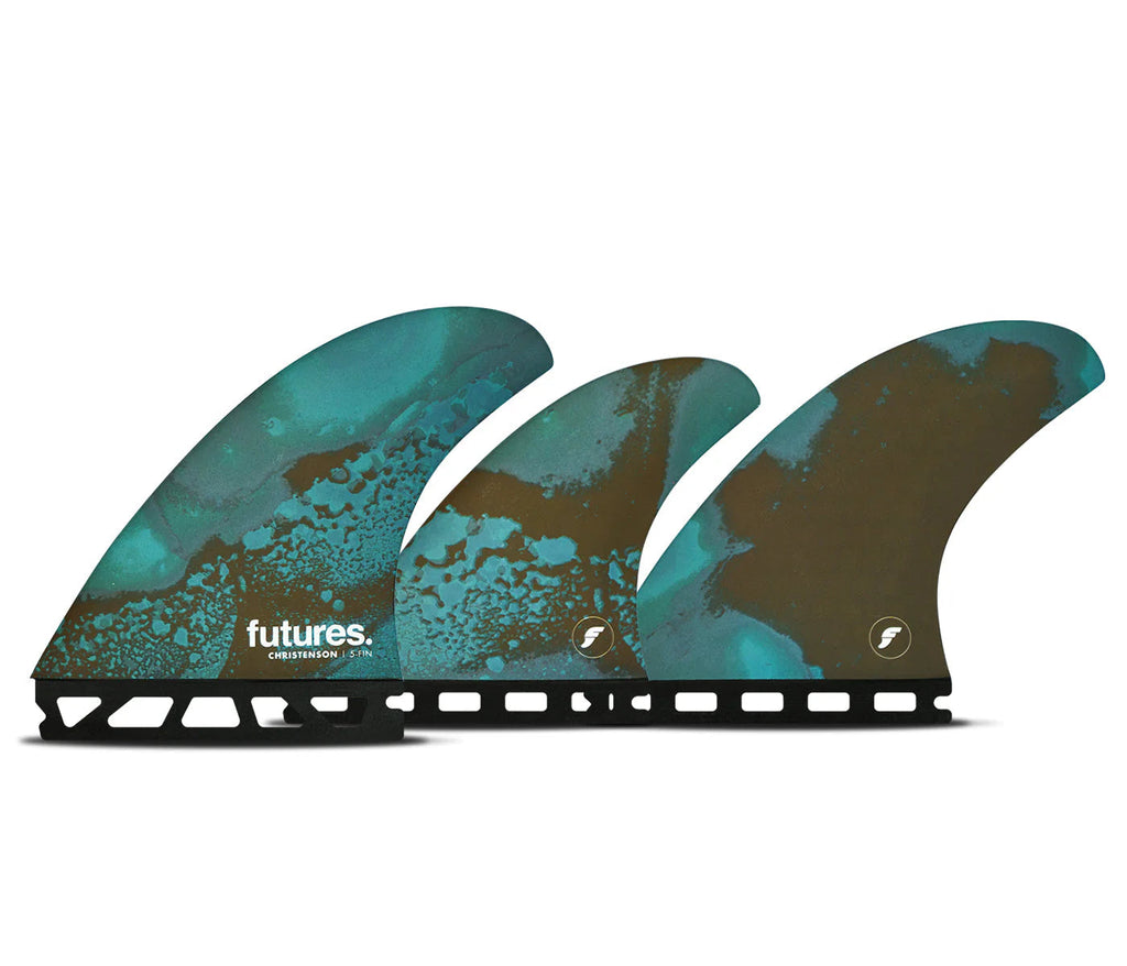 Christenson HC 5-Fin - Blue/Brown Surfboard Fins Futures 