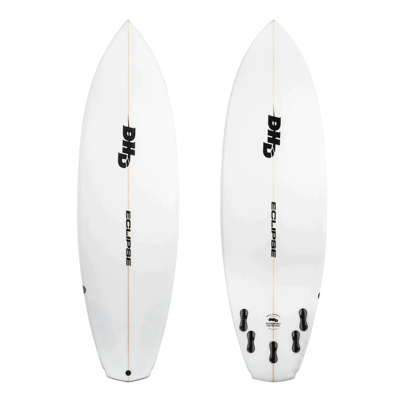 Darren Handley DHD MF Eclipse surfboard front and back fro Melbourne Surfboard Shop