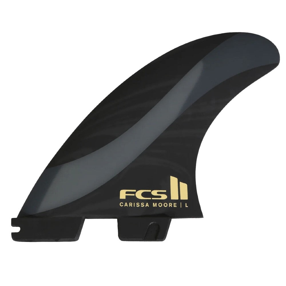 FCS II CM PC Aircore Tri Fins Surfboard Fins FCS II M Black 