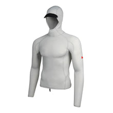 Mens Wetsuits - Florence Marine X - Florence Marine X Standard Issue L/S Utility Pocket Hooded Rashguard - Silver - Melbourne Surfboard Shop - Shipping Australia Wide | Victoria, New South Wales, Queensland, Tasmania, Western Australia, South Australia, Northern Territory.