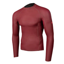 Mens Wetsuits - Florence Marine X - Florence Marine X Windshield L/S Rashguard - Maroon - Melbourne Surfboard Shop - Shipping Australia Wide | Victoria, New South Wales, Queensland, Tasmania, Western Australia, South Australia, Northern Territory.