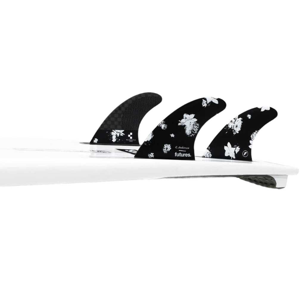 Futures Ando Blackstix 4.0 Thruster Set Surfboard Fins Futures 