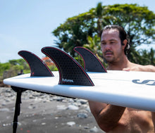 Futures Jordy 3.1 Large HC Thruster - Black/Red Surfboard Fins Futures 