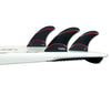 Futures Jordy 3.1 Large Techflex Thruster - Black Surfboard Fins Futures 