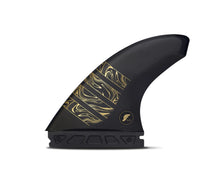 Futures Vector 3/2 Medium Alpha Thruster - Carbon/Gold Surfboard Fins Futures 