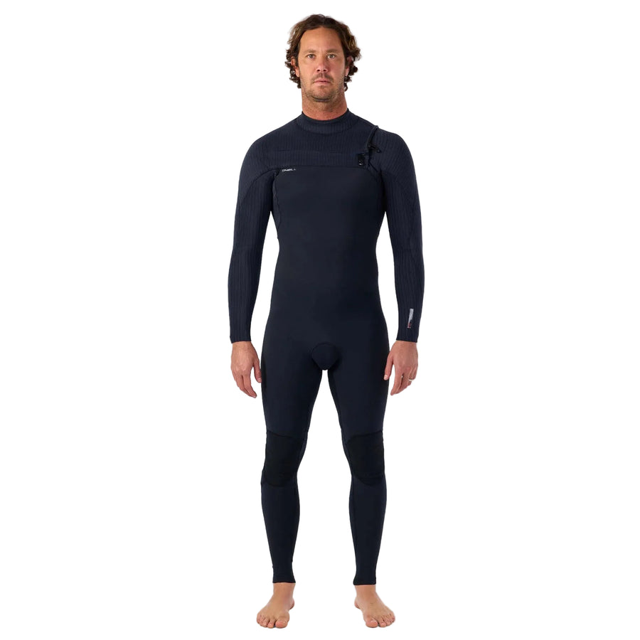 O'Neill Hyperfreak 4/3+ Steamer Chest Zip Wetsuit - Black