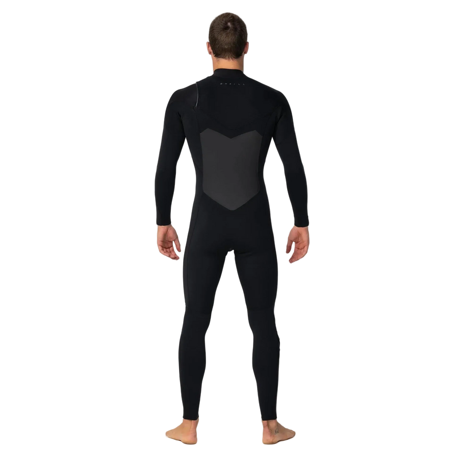 O'Neill Men's Defender 3/2mm Steamer Chest Zip - Black