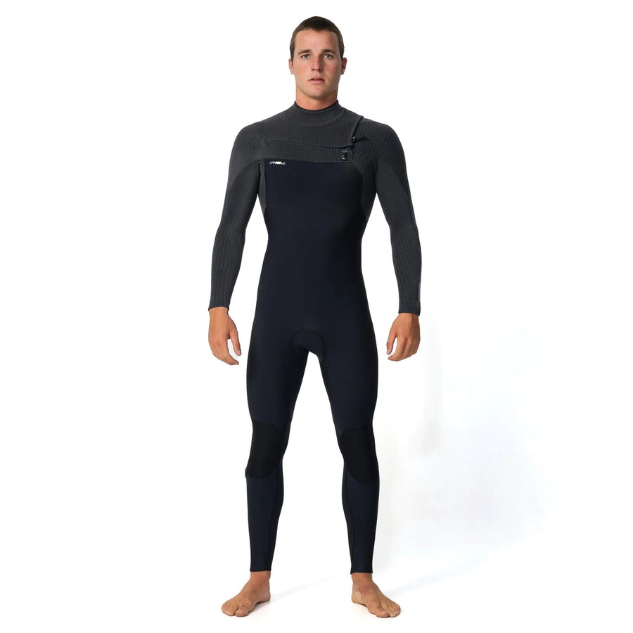 O'Neill Hyperfreak 4/3+ Steamer Chest Zip Wetsuit - Tempered Steel