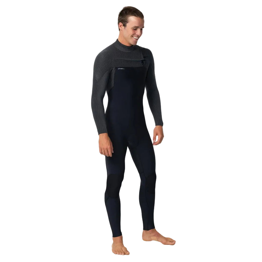 O'Neill Hyperfreak 4/3+ Steamer Chest Zip Wetsuit - Tempered Steel