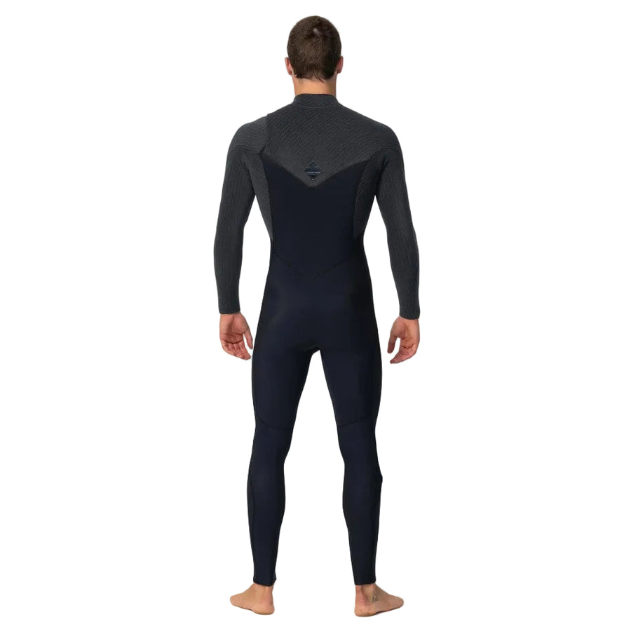 O'Neill Hyperfreak 4/3+ Steamer Chest Zip Wetsuit - Tempered Steel