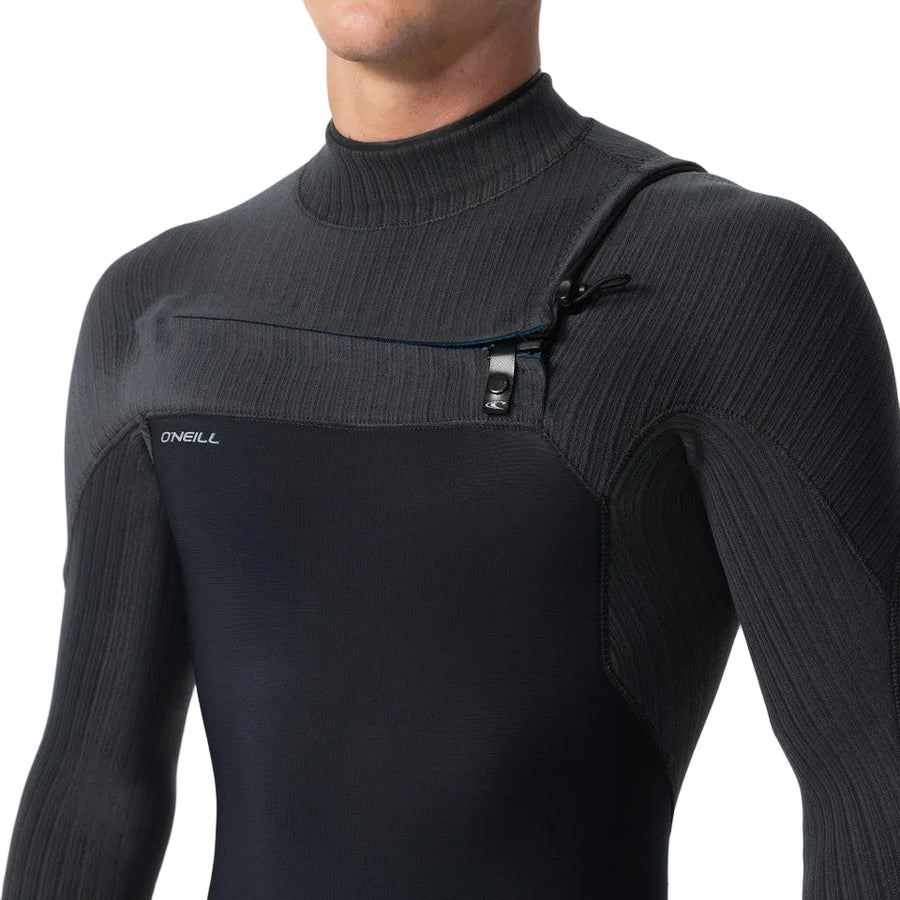 O'Neill Hyperfreak 4/3+ Steamer Chest Zip Wetsuit - Tempered Steel